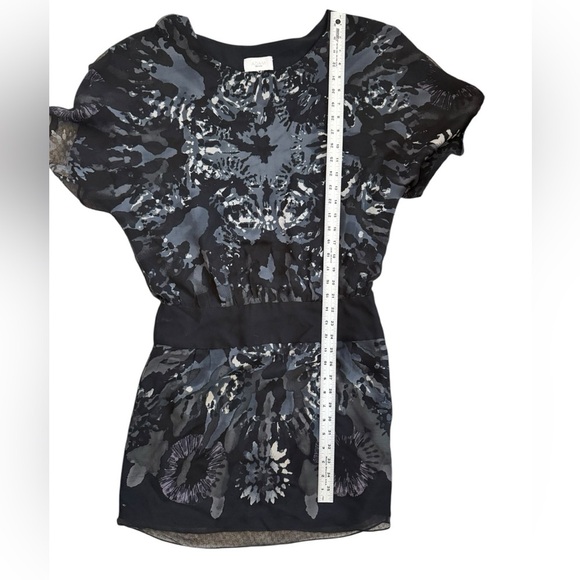 Adam Lippes Silk Mini Dress – Slouchy Floral Print, See Measurements - Picture 5 of 7